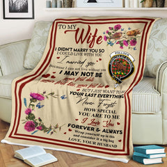 Clan Blanket Pollock Tartan Crest Blanket To My Wife Style , Gift From Scottish Husband QU70 Clan Scott Tartan Today   