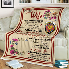 Clan Blanket Sinclair Tartan Crest Blanket To My Wife Style , Gift From Scottish Husband TO94 Clan Scott Tartan Today   