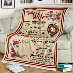 Clan Blanket Stewart (of Appin) Tartan Crest Blanket To My Wife Style , Gift From Scottish Husband YK91 Clan Scott Tartan Today   