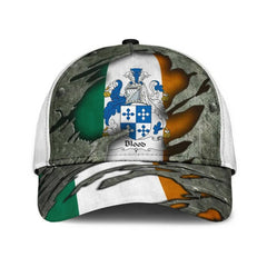 Clan Blood Coat Of Arms - Irish Family Crest Classic Cap NW94 Blood Coat Of Arms Irish Cap   