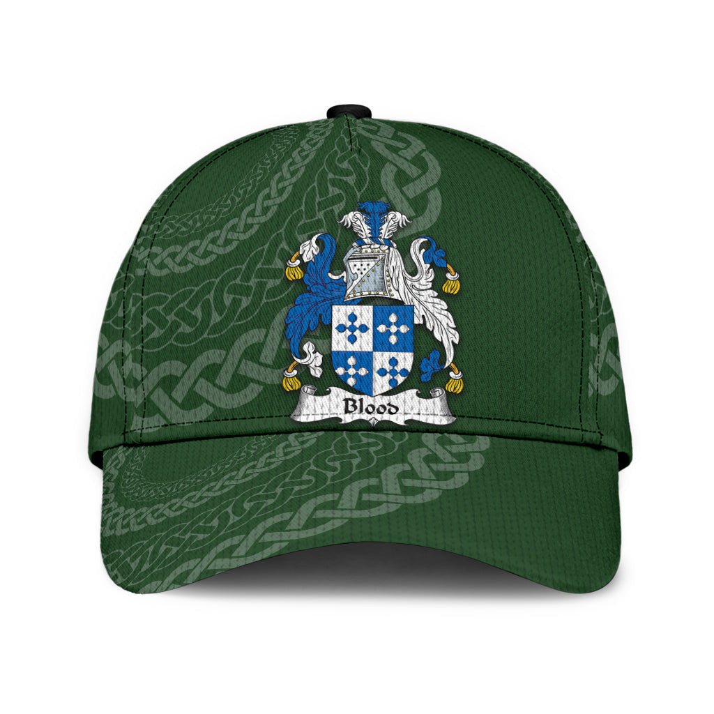 Clan Blood Coat Of Arms - Irish Family Crest St Patrick's Day Classic CapTX40 Classic Cap - Blood Coat Of Arms St Patrick's Day Classic Cap Irish Cap   
