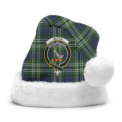Clan Blyth Tartan Crest Christmas Santa Hat XQ50 Blyth Tartan Tartan Santa Hat   