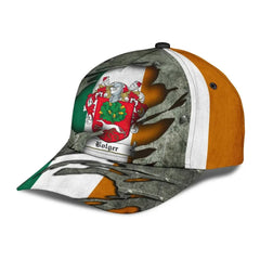 Clan Bolger Coat Of Arms - Irish Family Crest Classic Cap WT28 Bolger Coat Of Arms Irish Cap   