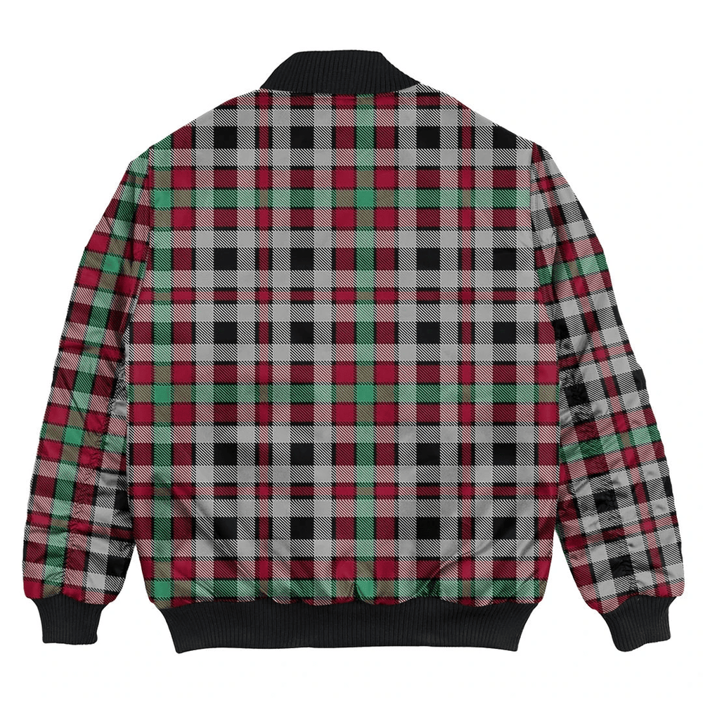 Clan Borthwick Ancient Tartan Bomber Jacket GA23 Clan Borthwick (Borthwick Tartan) Tartan Bomber Jacket   