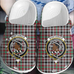 Clan Borthwick Ancient Tartan Crest Clogs Classic RD77 Borthwick Ancient Tartan Tartan Today   