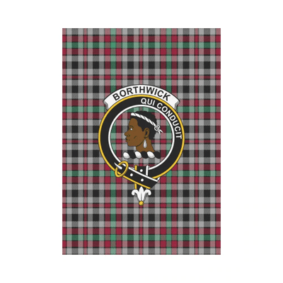 Clan Borthwick Ancient Tartan Crest Garden Flag