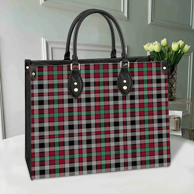 Clan Borthwick Ancient Tartan Leather Bag