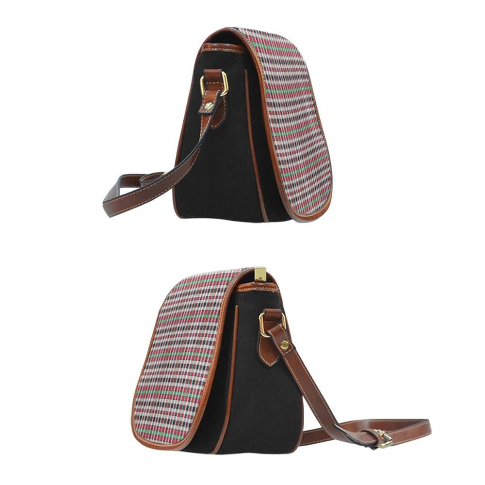 Clan Borthwick Ancient Tartan Saddle Handbags QK64 Clan Borthwick (Borthwick Tartan) Tartan Today   