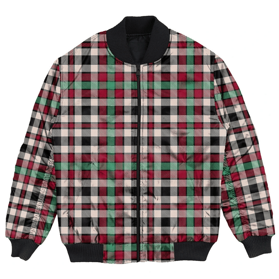Clan Borthwick Dress Ancient Tartan Clan Bomber Jacket PI11 Clan Borthwick (Borthwick Tartan) Tartan Bomber Jacket   