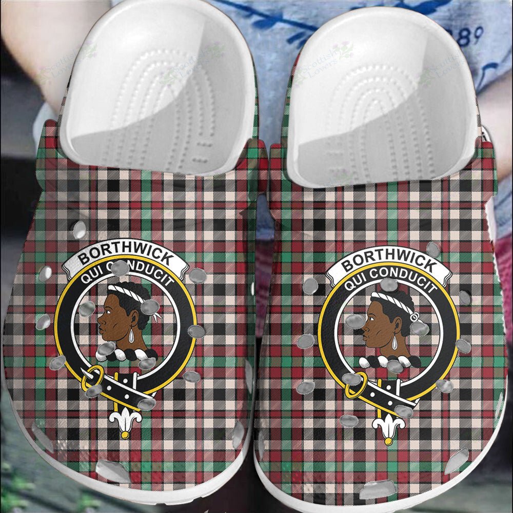 Clan Borthwick Dress Ancient Tartan Crest Clogs Classic FR67 Borthwick Dress Ancient Tartan Tartan Today   