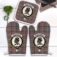 Clan Borthwick Dress Ancient Tartan Crest Oven Mitt And Pot Holder (2 Oven Mitts + 1 Pot Holder) AS74 Clan Borthwick (Borthwick Tartan) Tartan Today   
