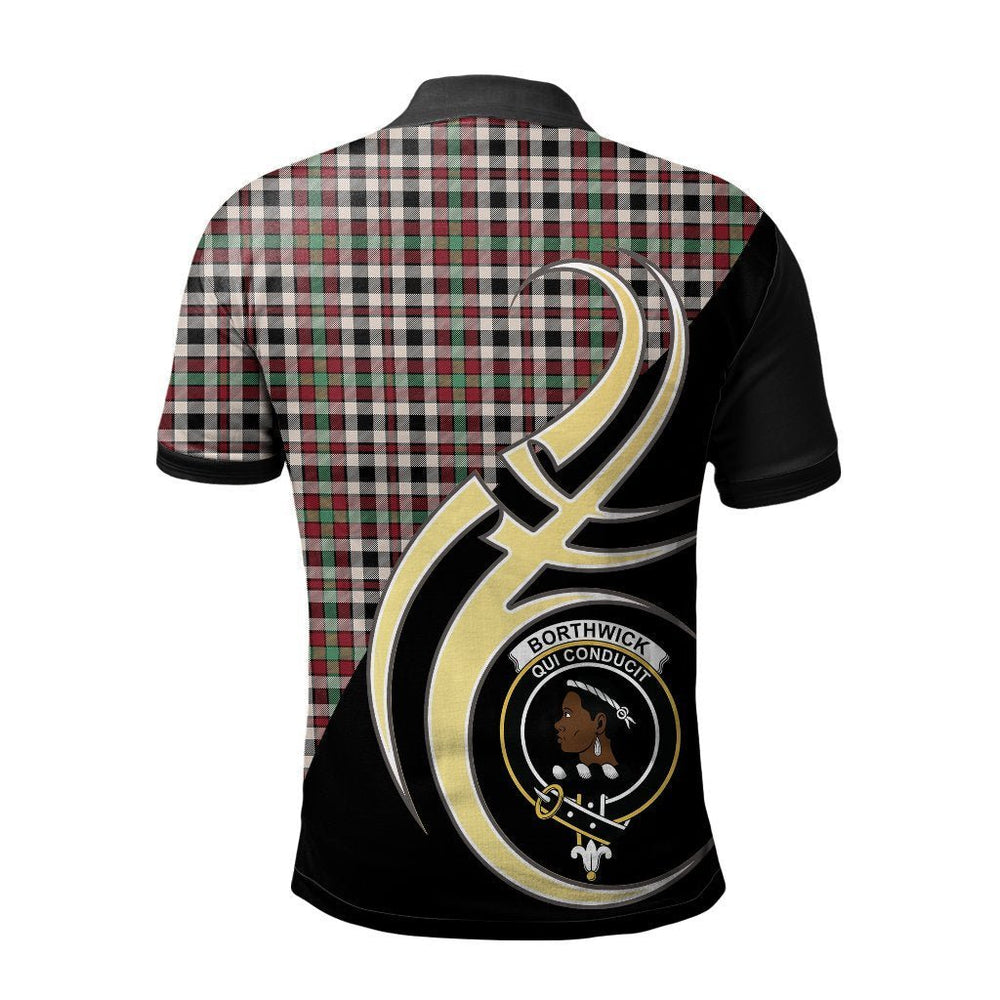 Clan Borthwick Dress Ancient Tartan Polo Shirt - Believe In Me Style LZ16 Borthwick Dress Ancient Tartan Tartan Polo   