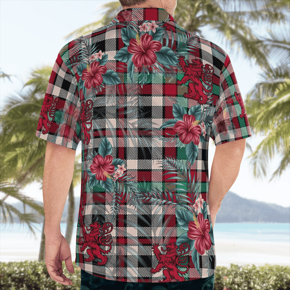 Clan Borthwick Dress Ancient Tartan Scottish Lion Hawaiian Shirt DI34 Clan Borthwick (Borthwick Tartan) Tartan Hawaii Shirt   