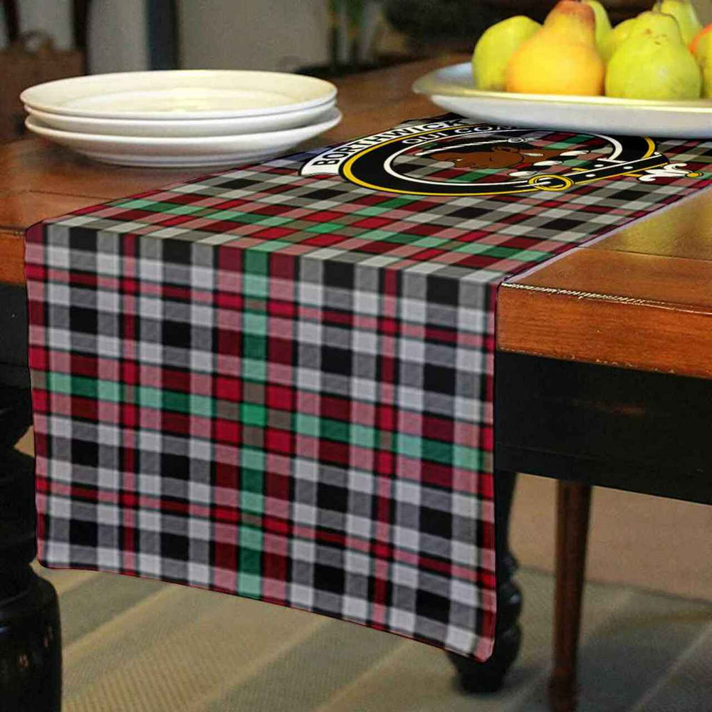Clan Borthwick Tartan Crest Table Runner Cotton XN28 Clan Borthwick (Borthwick Tartan) Tartan Table Runner   
