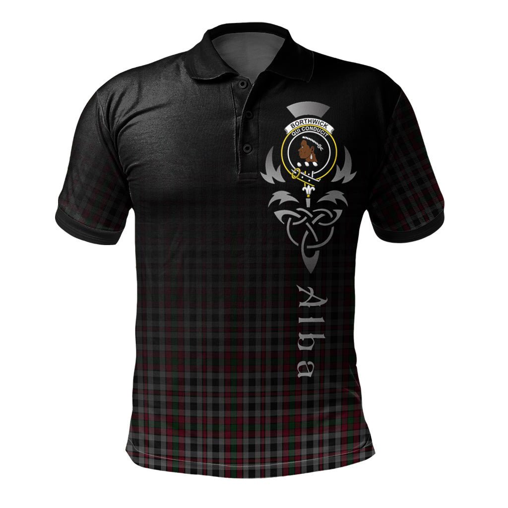 Clan Borthwick Tartan Polo Shirt - Alba Celtic Style FP29 Borthwick Tartan Tartan Polo   