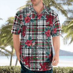 Clan Borthwick Tartan Scottish Lion Hawaiian Shirt AA29 Clan Borthwick (Borthwick Tartan) Tartan Hawaii Shirt   