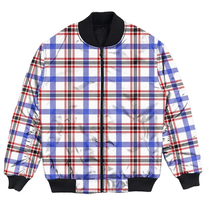 Clan Boswell Modern Tartan Bomber Jacket