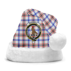 Clan Boswell Modern Tartan Crest Christmas Santa Hat OO68 Boswell Modern Tartan Tartan Santa Hat   