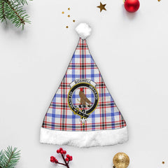 Clan Boswell Modern Tartan Crest Christmas Santa Hat OO68 Boswell Modern Tartan Tartan Santa Hat   