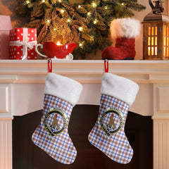 Clan Boswell Modern Tartan Crest Christmas Stocking UK11 Boswell Modern Tartan Tartan Stocking   