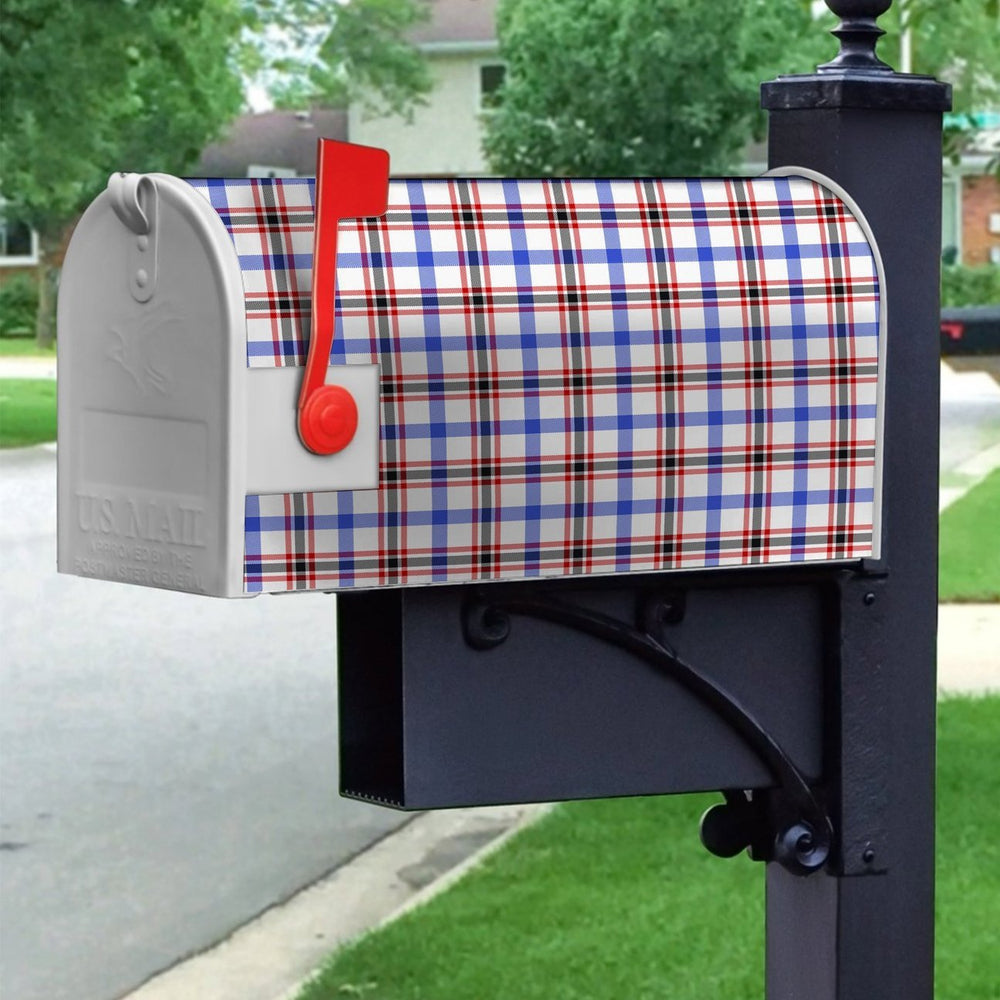 Clan Boswell Modern Tartan Crest Mailbox JA67 Clan Boswell Tartan Today   