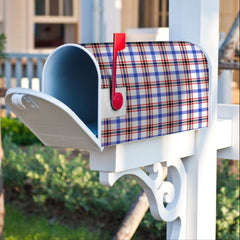 Clan Boswell Modern Tartan Crest Mailbox JA67 Clan Boswell Tartan Today   