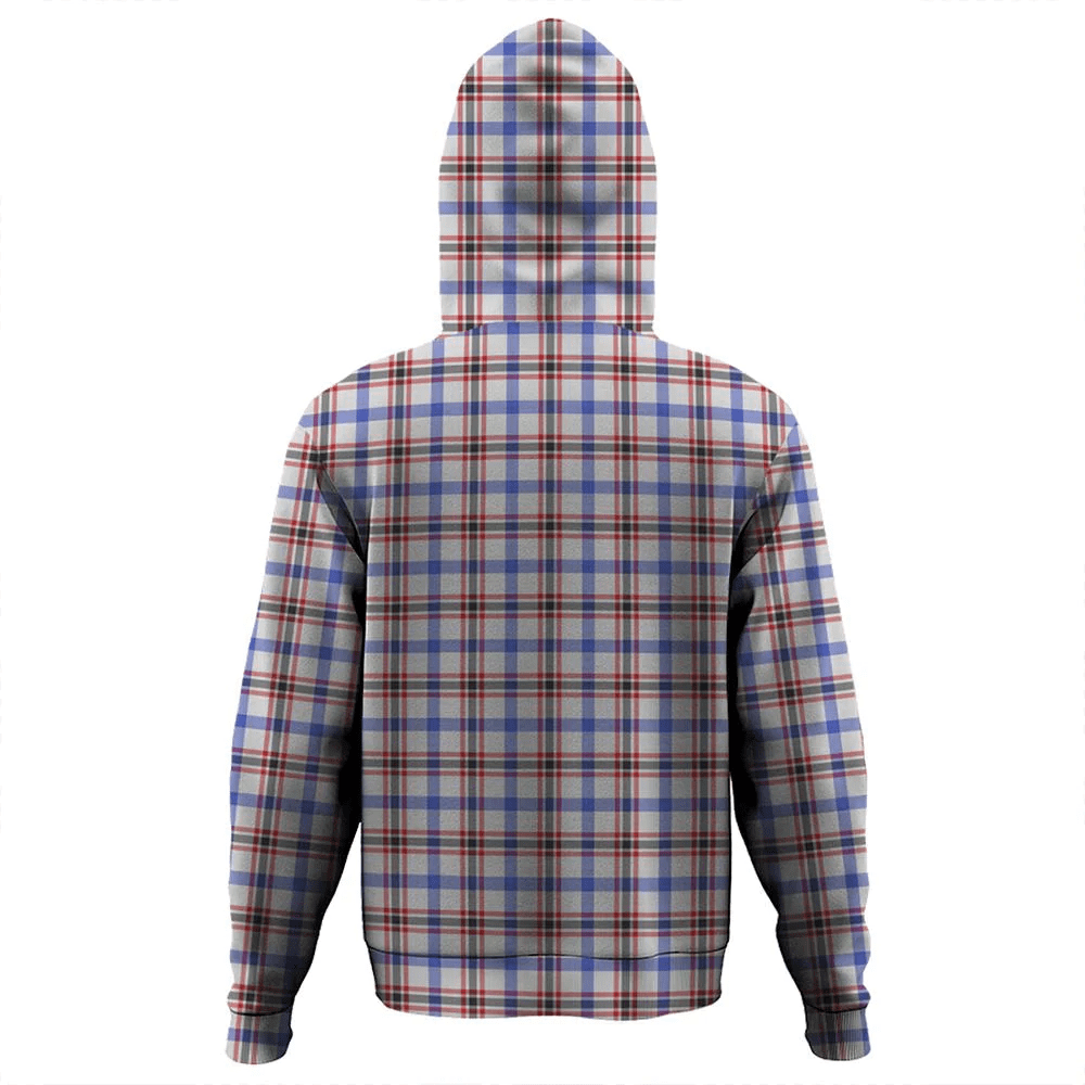 Clan Boswell Modern Tartan Hoodie Crest 5FHAAMH7-1 Boswell Modern Tartan Hoodies   