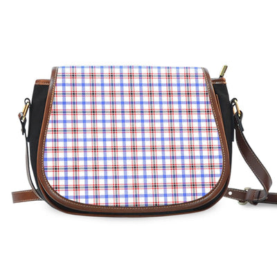 Clan Boswell Modern Tartan Saddle Handbags LD95