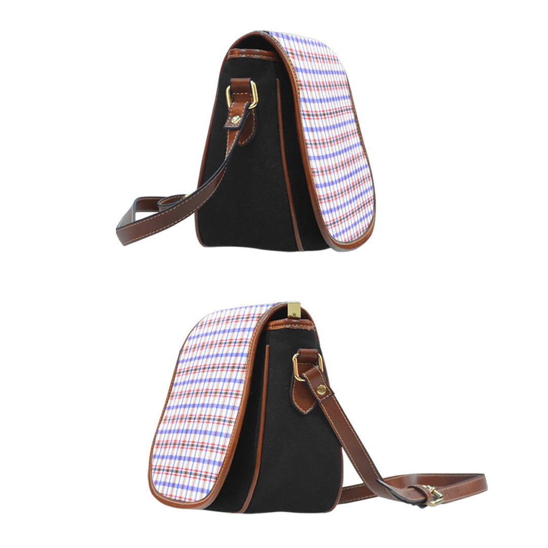 Clan Boswell Modern Tartan Saddle Handbags LD95 Clan Boswell Tartan Today   