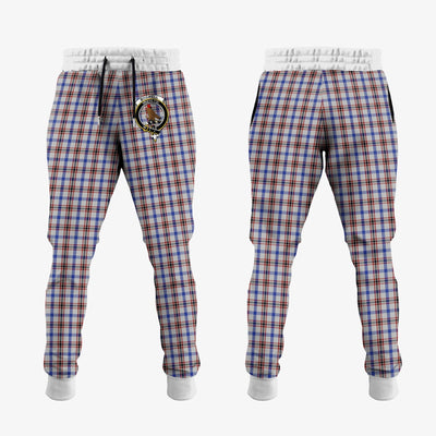 Clan Boswell Tartan Crest Jogger Sweatpants