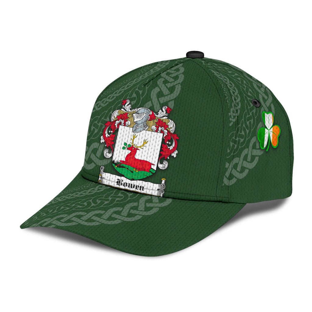 Clan Bowen Coat Of Arms - Irish Family Crest St Patrick's Day Classic CapNC28 Classic Cap - Bowen Coat Of Arms St Patrick's Day Classic Cap Irish Cap   