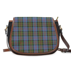 Clan Bowie Black Tartan Saddle Handbags YF55 Clan Bowie Tartan Today   