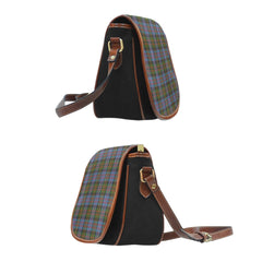 Clan Bowie Black Tartan Saddle Handbags YF55 Clan Bowie Tartan Today   