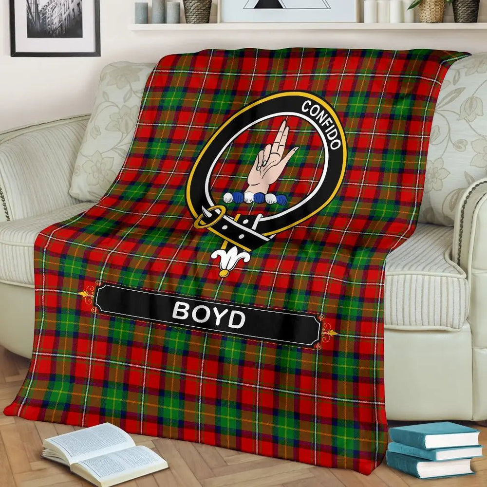 Clan Boyd Family Tartan Crest BlanketsAS67 Clan Boyd Tartan Today   