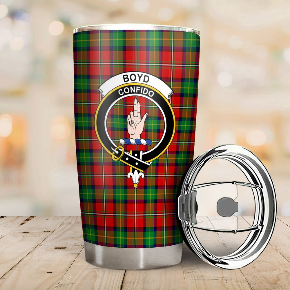 Clan Boyd Modern Tartan Crest Tumbler TA88 Clan Boyd Tartan Today   