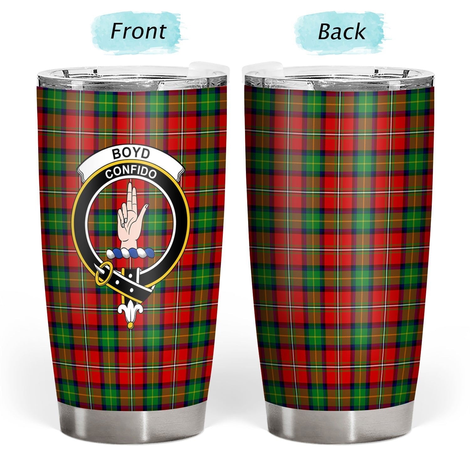 Clan Boyd Modern Tartan Crest Tumbler TA88 Clan Boyd Tartan Today   