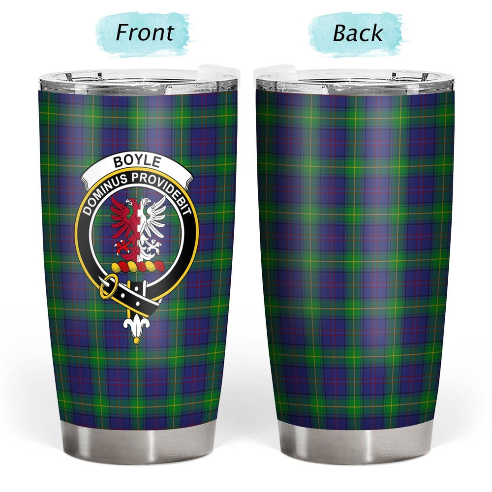 Clan Boyle Tartan Crest Tumbler NU96 Clan Boyle Tartan Today   