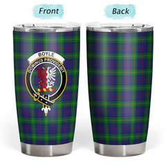 Clan Boyle Tartan Crest Tumbler NU96 Clan Boyle Tartan Today   