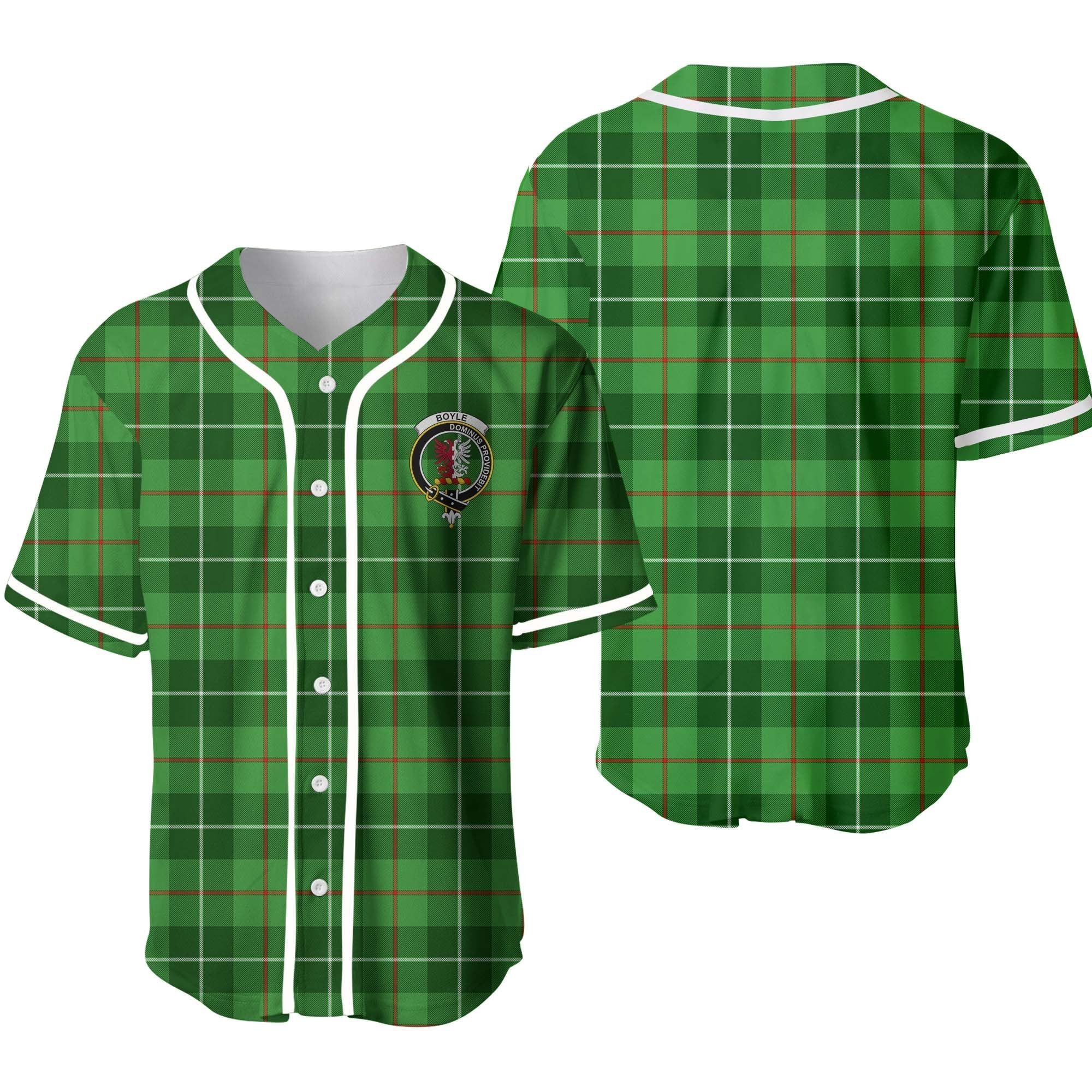 Clan Boyle Tartan Unisex Baseball Jersey MN41NH60 Clan Boyle Tartan Today   