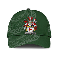 Clan Bradstreet Coat Of Arms - Irish Family Crest St Patrick's Day Classic CapZQ21 Classic Cap - Bradstreet Coat Of Arms St Patrick's Day Classic Cap Irish Cap   