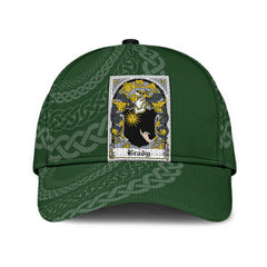 Clan Brady Coat Of Arms - Irish Family Crest St Patrick's Day Classic CapNK36 Classic Cap - Brady Coat Of Arms St Patrick's Day Classic Cap Irish Cap   