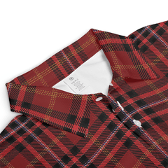 Clan Brim - DeForest of Balvaird Castle Tartan Polo Shirt BJ59 Brim - DeForest of Balvaird Castle Tartan Tartan Polo   