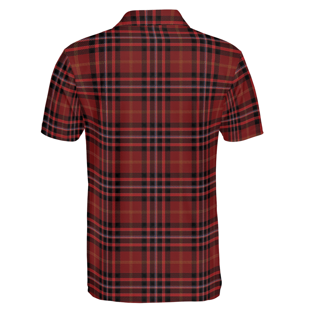 Clan Brim - DeForest of Balvaird Castle Tartan Polo Shirt BJ59 Brim - DeForest of Balvaird Castle Tartan Tartan Polo   