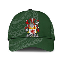 Clan Brinn Coat Of Arms - Irish Family Crest St Patrick's Day Classic CapPP43 Classic Cap - Brinn Coat Of Arms St Patrick's Day Classic Cap Irish Cap   