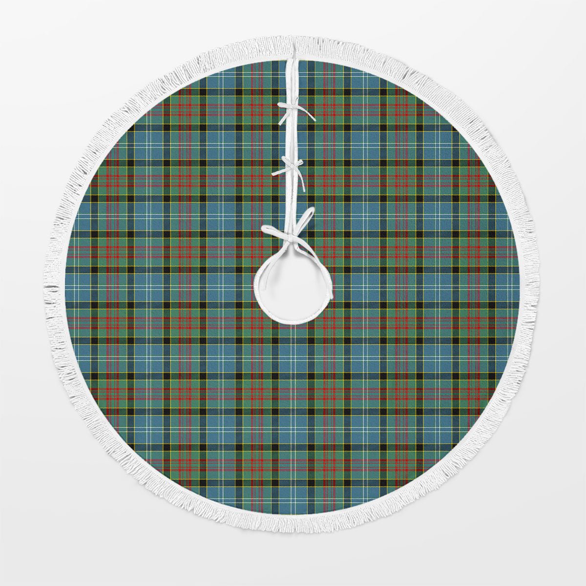 Clan Brisbane Tartan Christmas Tree Skirt BW46 Brisbane Tartan Tartan Christmas   
