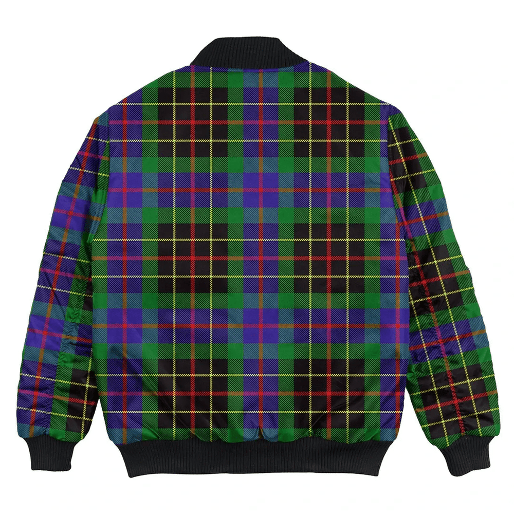 Clan Brodie Hunting Modern Tartan Bomber Jacket OB66 Brodie Hunting Modern Tartan Tartan Bomber Jacket   