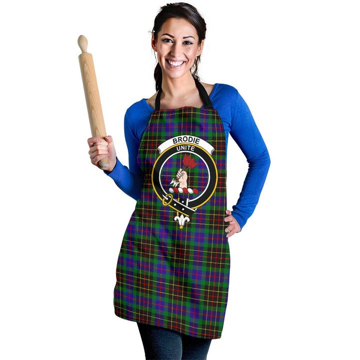 Clan Brodie Hunting Modern Tartan Crest Apron GO18 Clan Brodie Tartan Today   