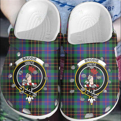 Clan Brodie Hunting Modern Tartan Crest Clogs Classic JW92 Brodie Hunting Modern Tartan Tartan Today   