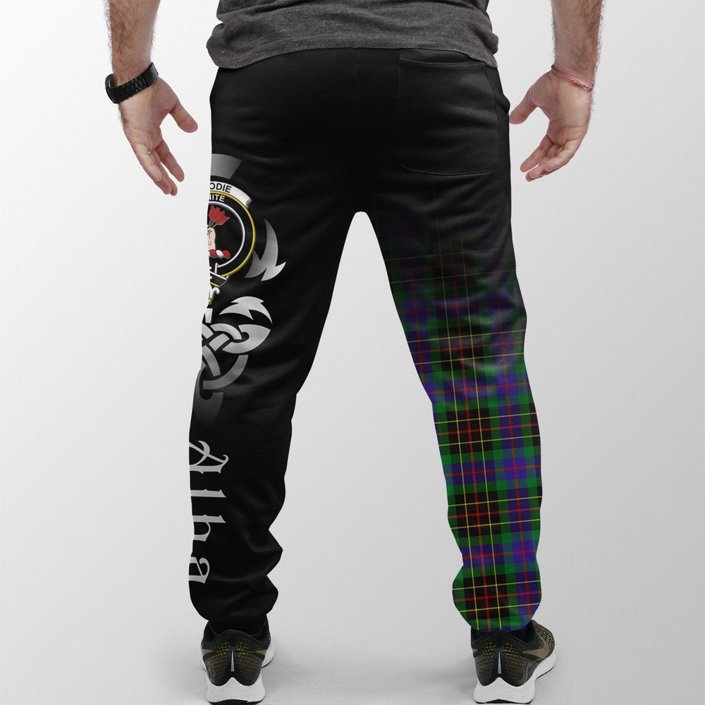 Clan Brodie Hunting Modern Tartan Crest Jogger Sweatpants  Alba Celtic Style RO43 Clan Brodie Tartan Today   