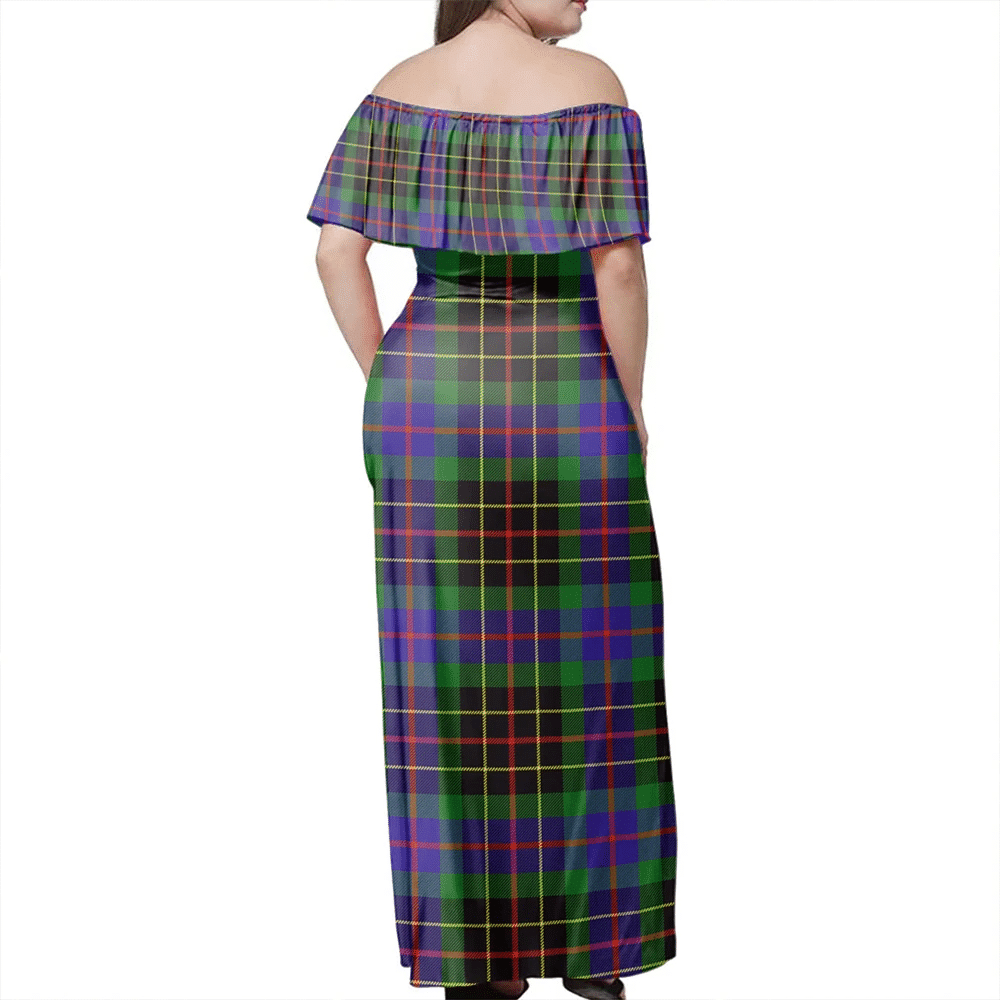 Clan Brodie Hunting Modern Tartan Hawaii Dress FV76 Clan Brodie Tartan Hawaii Dress   